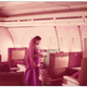 Chikliwala serving VIP passengers in a traditional Rajasthani dress in the 1970s.